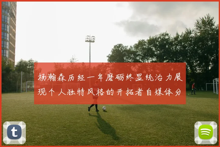 杨瀚森历经一年磨砺终显统治力展现个人独特风格的开拓者自媒体分析